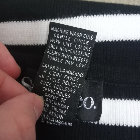 Striped Cotton Style&Co Sweater Sz Large - Picture 3 of 5